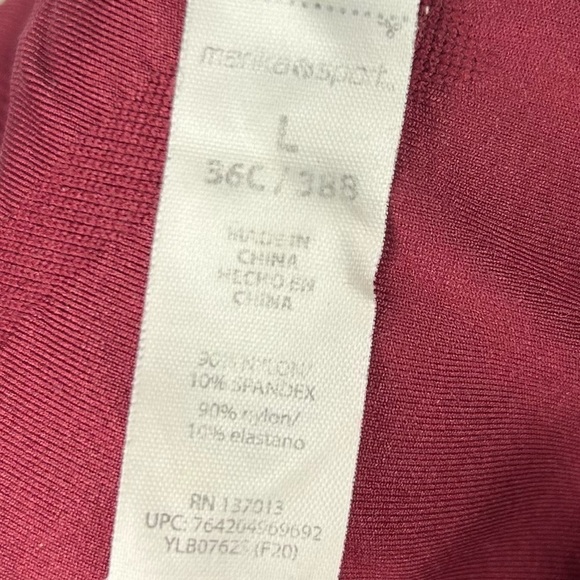 Marika Sports Bra Seamless Dry-Wik Racerback Removeable Cup Sports Bra Mesh Vent - Picture 10 of 12